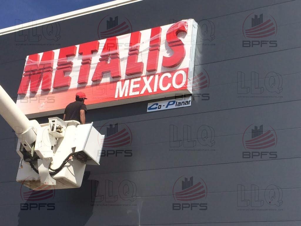 Letras 3D Metalis