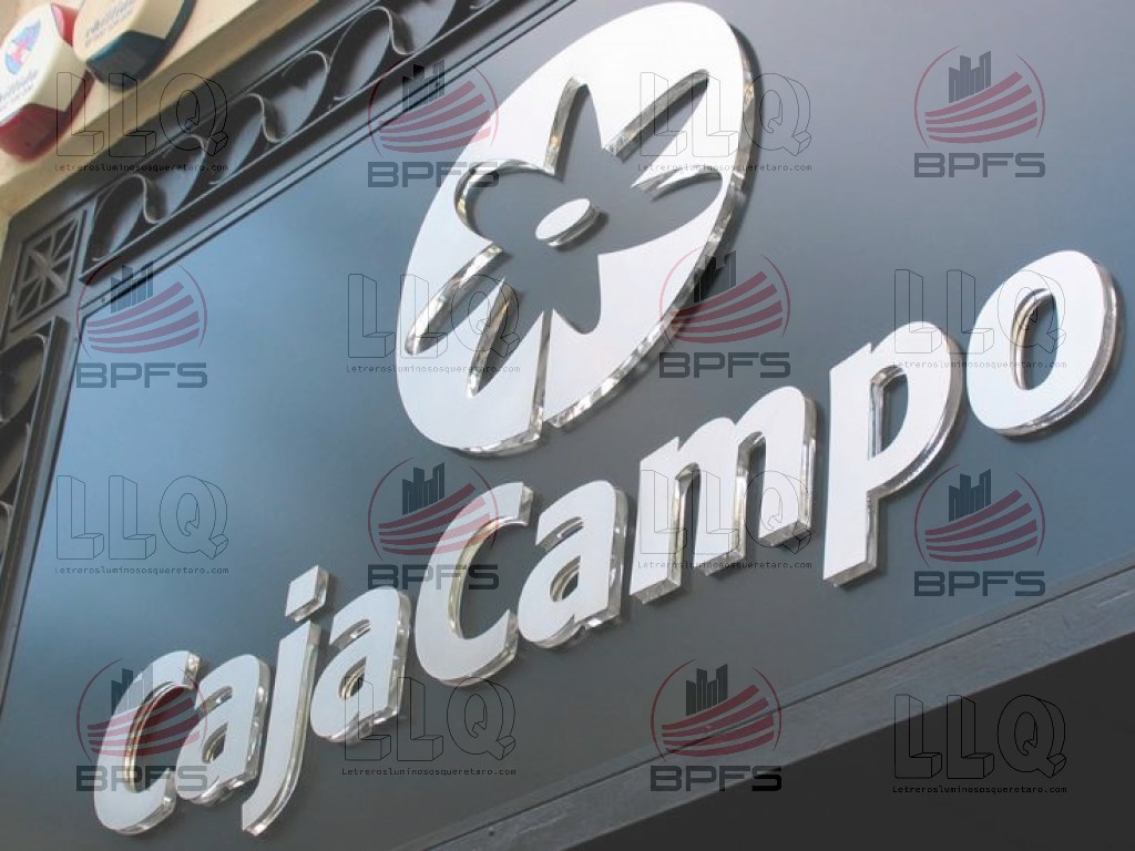 Letrero Caja Campo